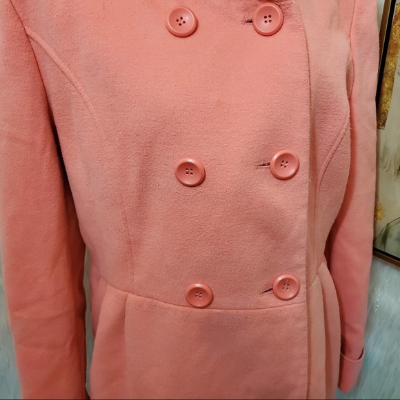 New York & Company peach pea coat - Picture 3 of 10